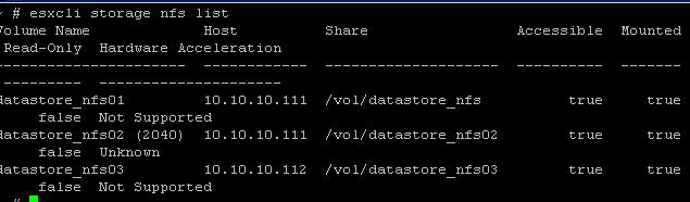 esxcli-list-nfs-storage-good